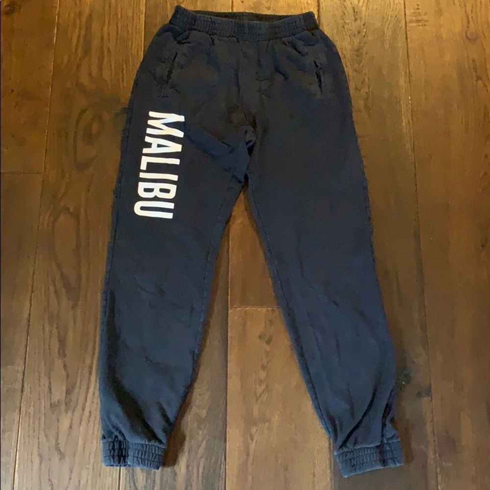 Brandy Melville navy blue Malibu sweatpants